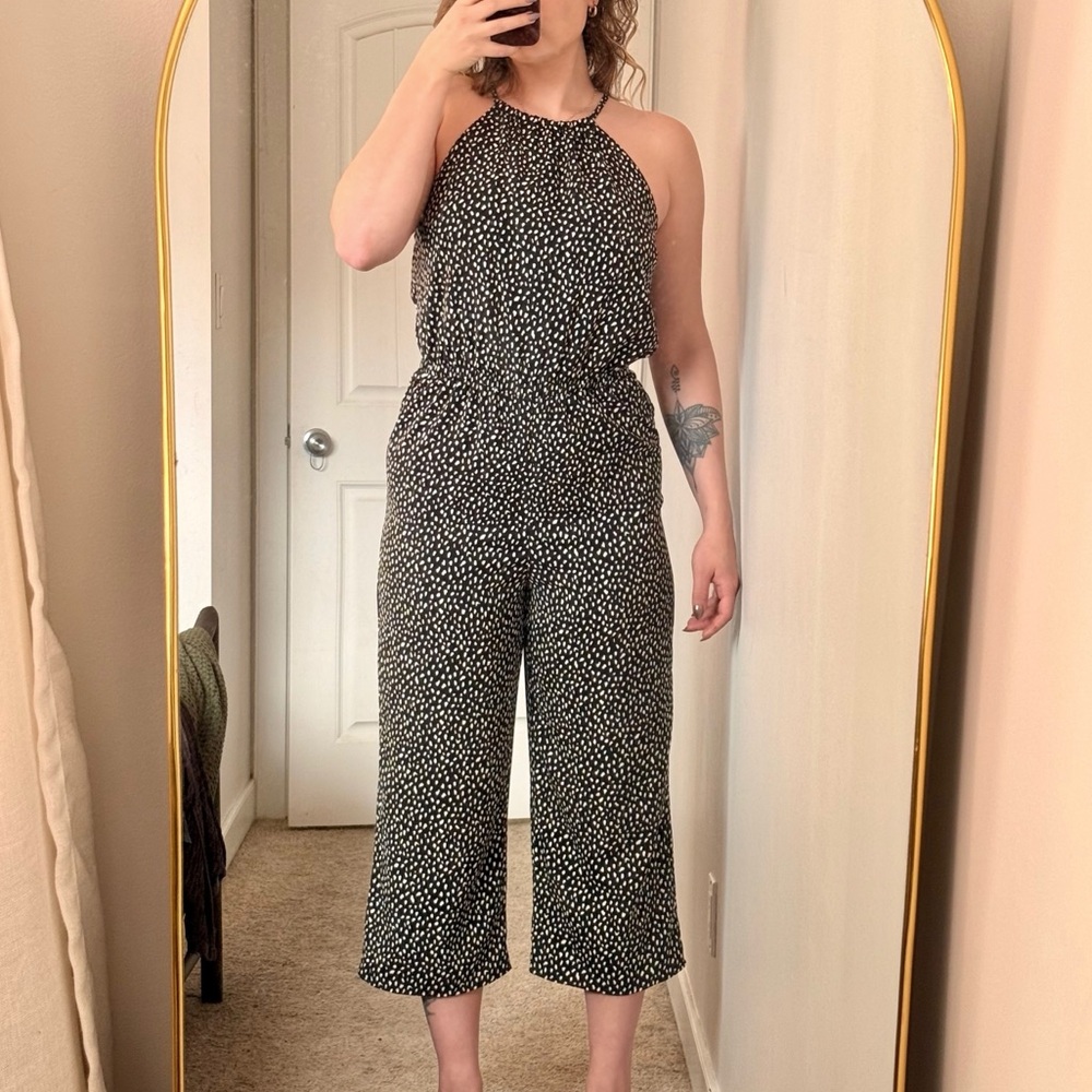 Black & White Jumpsuit - Picture 5 of 5